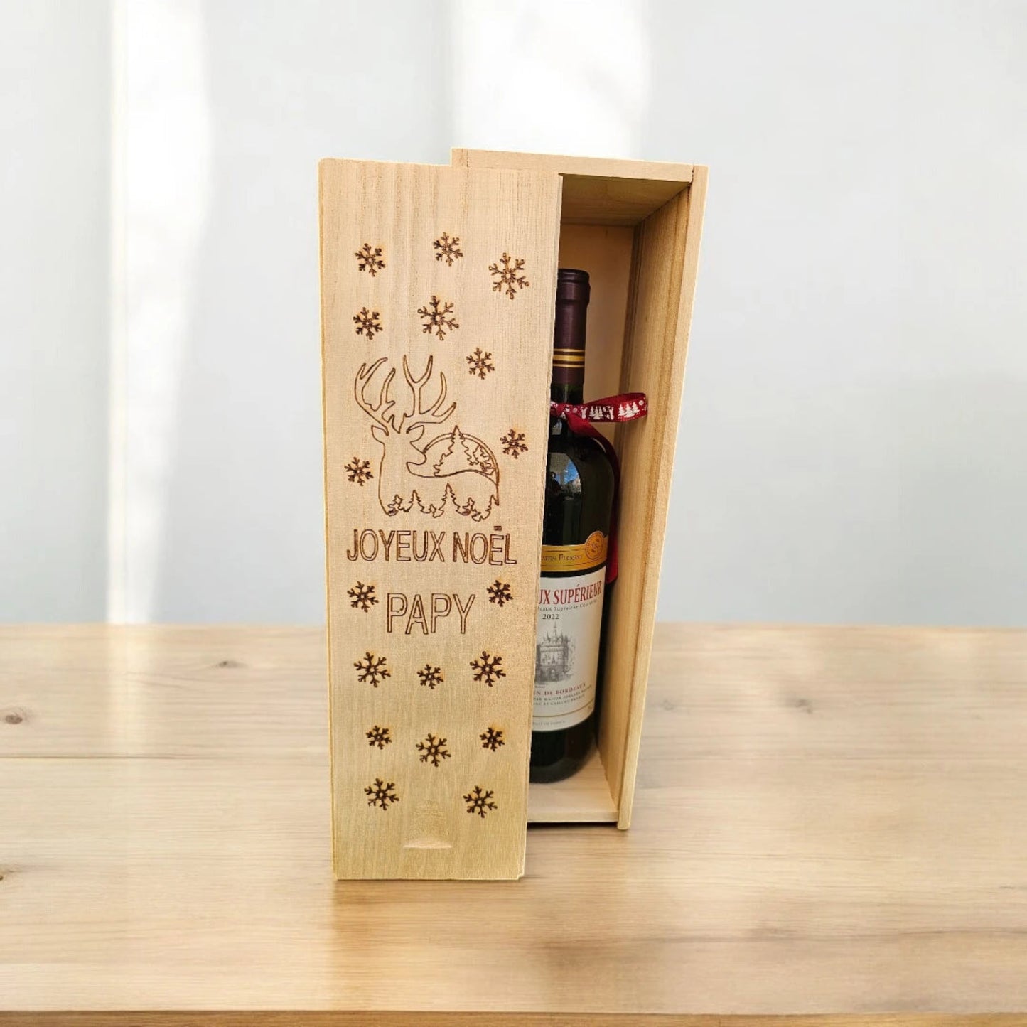 Caisse à vin personnalisé