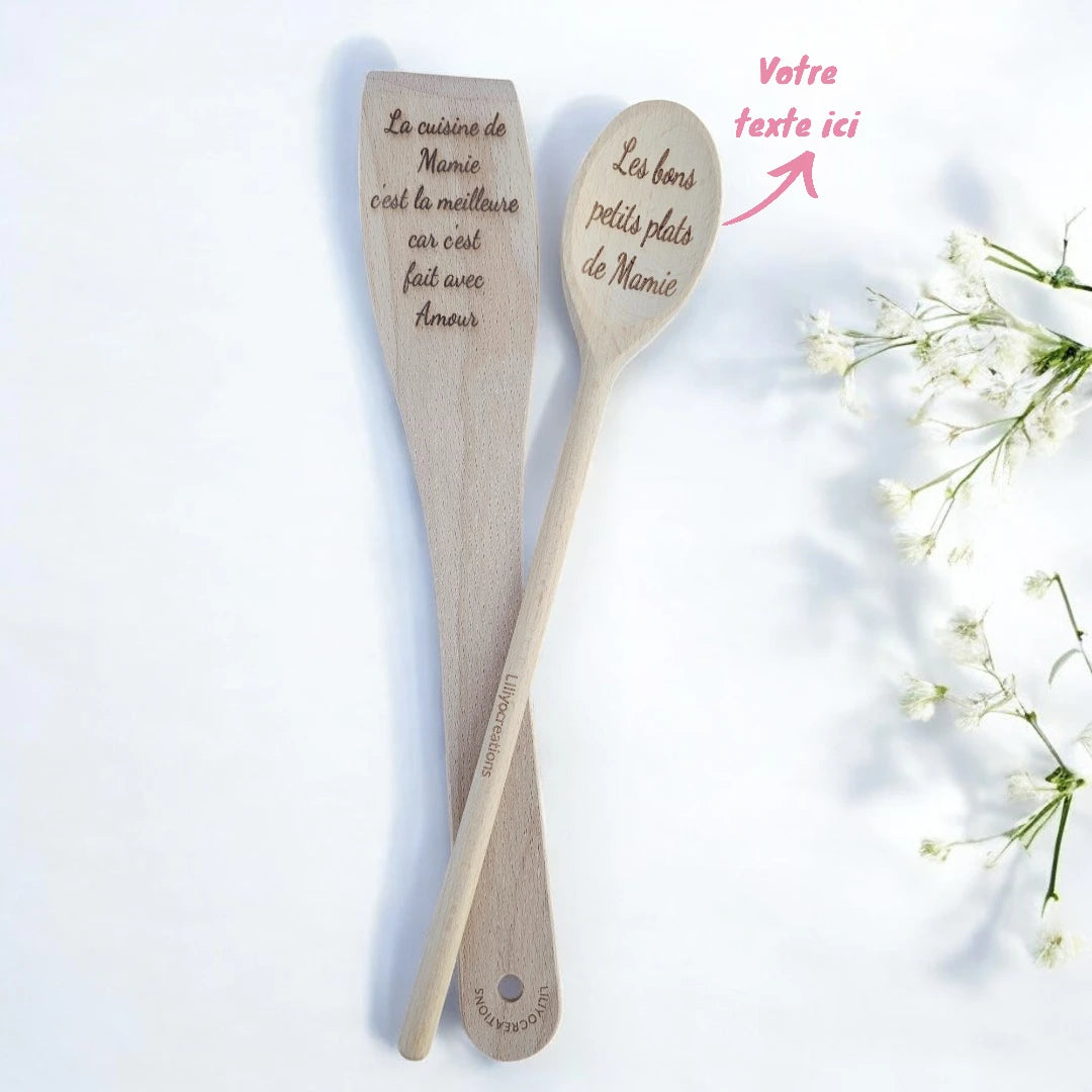 Cuillère en bois personnalisée