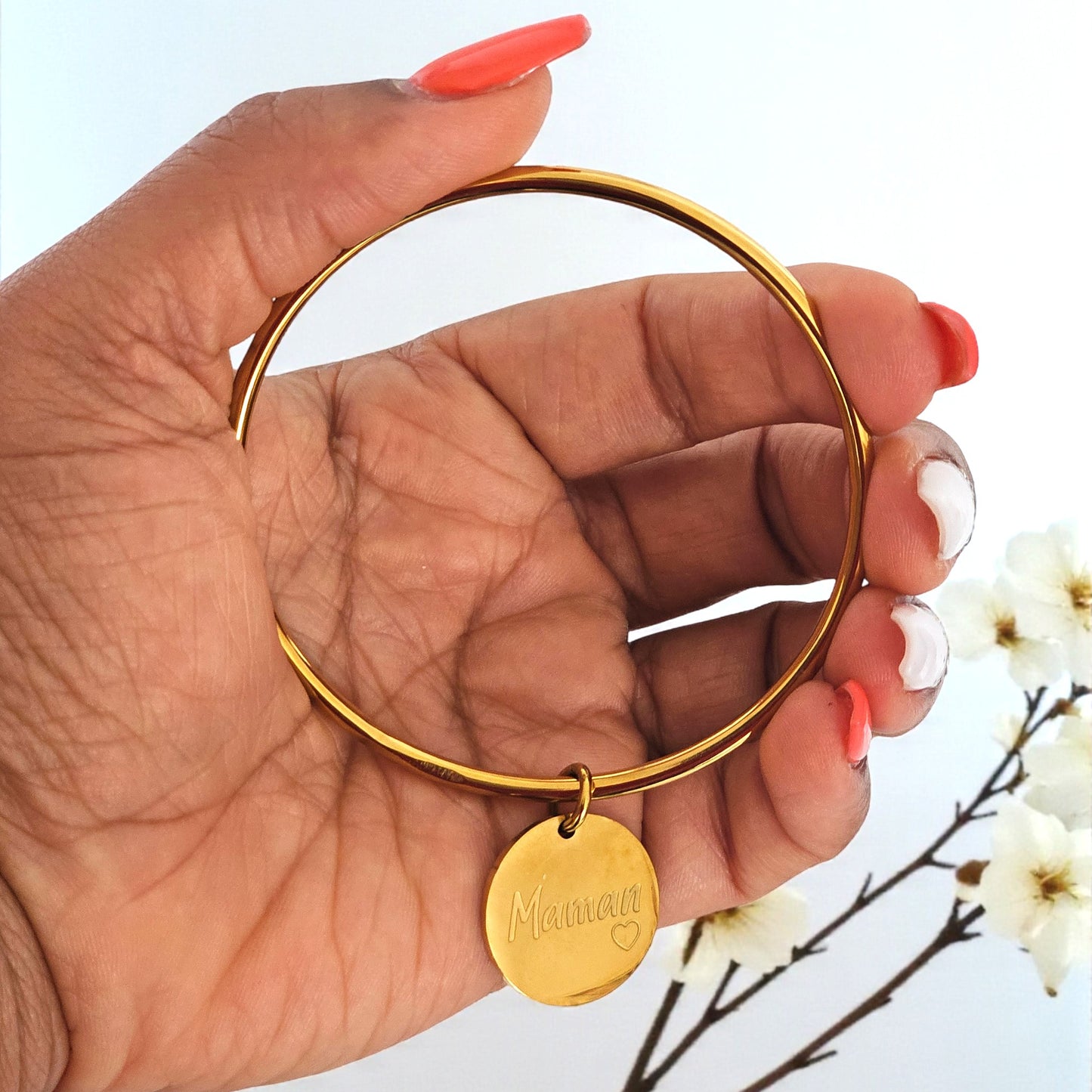 Bracelet jonc personnalisé