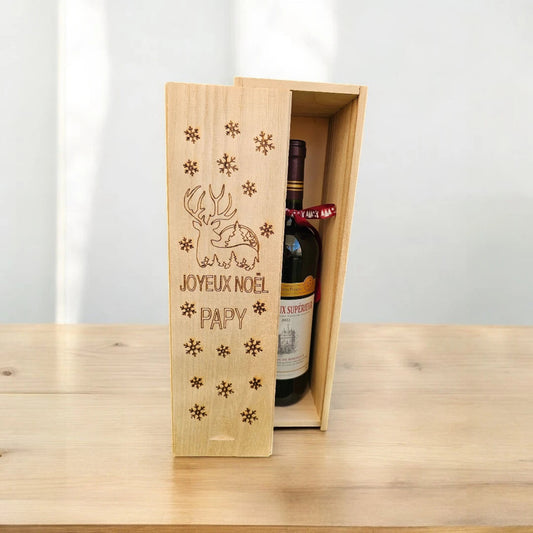 Caisse à vin personnalisé