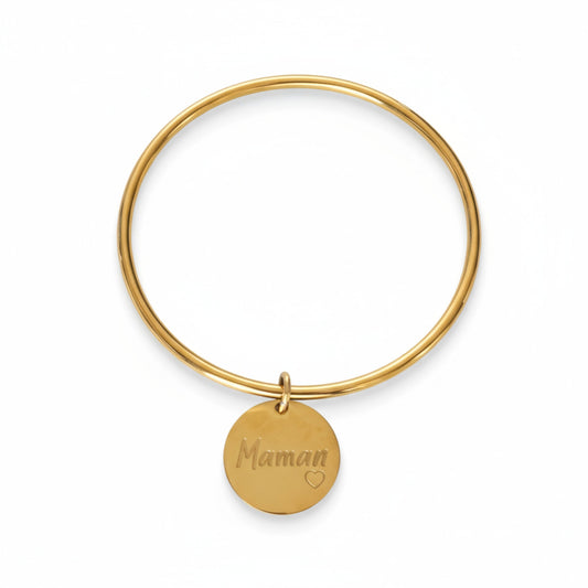 Bracelet jonc "Maman"
