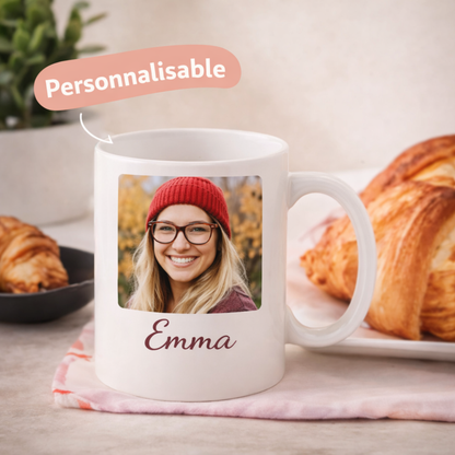Mug personnalisé collègue avec photo – idée cadeau unique