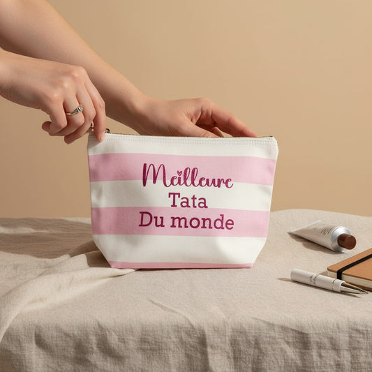 Pochette personnalisée femme – Cadeau maman / tata / mamie