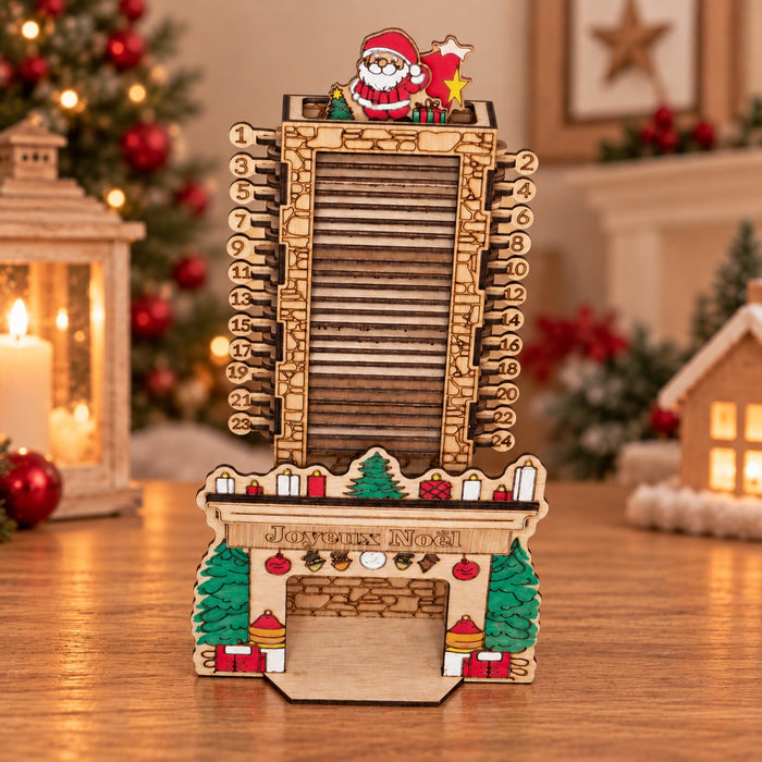Calendrier de l'Avent en bois – 24 activités de Noël en famille